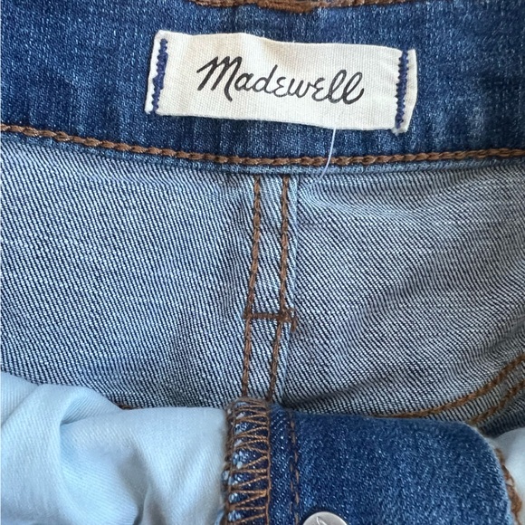 Madewell Button Up High Rise Jean Shorts - Picture 2 of 3